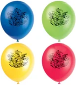 Urodziny dziecka - Unique Balony lateksowe Justice League - 30 cm - 8 szt. U49975 - miniaturka - grafika 1