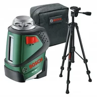 Poziomice, łaty, miary - Bosch Laser liniowy Pll 360 + Statyw (Set) - miniaturka - grafika 1