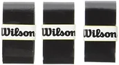 Tenis stołowy - Wilson Comfort Pro Overgrip owijka do rakiety, zestaw 3 sztuk, czarny, jeden rozmiar WRZ4014BK - miniaturka - grafika 1
