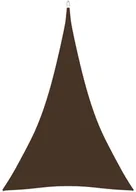 Parasole ogrodowe - vidaXL Trójkątny żagiel ogrodowy, tkanina Oxford, 4x5x5 m, brązowy 135839 - miniaturka - grafika 1