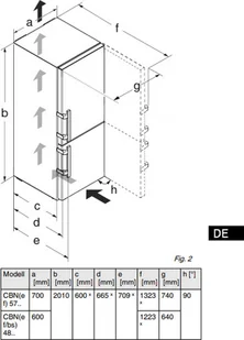 Lodówka Liebherr CBNef 4835 Comfort - Lodówki - miniaturka - grafika 6