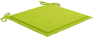vidaXL Krzesła ogrodowe, 2 szt., jasnozielone poduszki, drewno tekowe! 3062444 - Fotele i krzesła ogrodowe - miniaturka - grafika 7