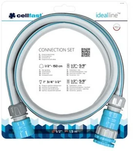Cellfast Cell Fast Zestaw przyłączeniowy 1/2&quot 1,5m 60099 - Inne akcesoria do nawadniania - miniaturka - grafika 3