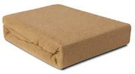 Prześcieradła - Darymex Prześcieradło Frotte z gumką beżowe 180x200 dx-180-pft-030 - miniaturka - grafika 1