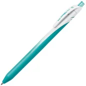 Pióra kulkowe - Pentel Pióro kulkowe żelowe EnerGel BL437-S3 turkusowy niebieski 0,7mm 8191 - miniaturka - grafika 1