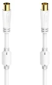 Hama Kabel antenowy 100dB wtyk antenowy gniazdo antenowe 3m pozłacany > PIĄTY PRODUKT 99% - Kable - miniaturka - grafika 2