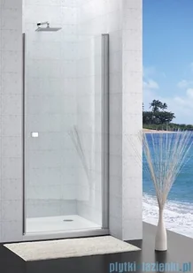 Roca Capital drzwi prysznicowe 80x195cm przejrzyste AM4708012M - Ścianki i drzwi prysznicowe - miniaturka - grafika 3