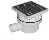 Syfony - Akces Kratka ściekowa fi 50 boczna biała AAIGPG - miniaturka - grafika 1