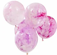 Balony i akcesoria - Ginger Ray Zestaw balonów lateksowych z farbkami - 30 cm - 5 szt. MIX-151 - miniaturka - grafika 1