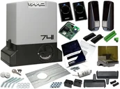 Napędy i siłowniki do bram - FAAC Pełen zestaw Delta 3 741 2x Pilot 868 Lampa - miniaturka - grafika 1