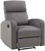 Fotele - Signal FOTEL ROZKŁADANY MARS VELVET SZARY MARSVSZ - miniaturka - grafika 1