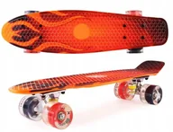 Deskorolki - Deska Typu Fiszka Led Graffiti 56 CM 100KG Abec 7 - miniaturka - grafika 1