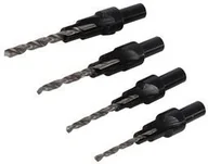Wiertła - Silverline 792085 wiertło do otworów, 4-częściowy zestaw 4-częściowy z łbem stożkowym - miniaturka - grafika 1
