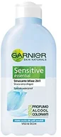 Maseczki do twarzy - Garnier Środek do usuwania Make-Up struccante Delicato twarzy E occhi bifase struccante + tonico Speciale Waterproof Sensitive Essential 150 ML - miniaturka - grafika 1