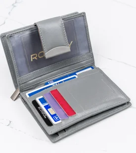 Cavaldi 4U Portfel damski skórzany RFID stop pionowy zatrzask - Portfele - miniaturka - grafika 5