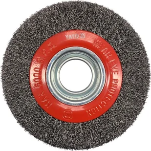 YATO SZCZOTKA TARCZOWA 150MM 32MM INOX DO SZLIFIERKI STOŁOWEJ YT-47554 - Akcesoria do elektronarzędzi - miniaturka - grafika 2