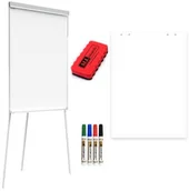 Tablice i flipcharty - Allboards Flipchart suchościeralno-magnetyczny 100x70 cm na trójnogu z GRATISAMI TMF11+MG+B05 - miniaturka - grafika 1