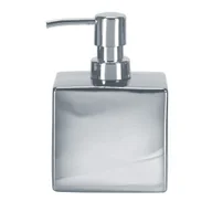 Mydelniczki i dozowniki mydła - Kleine Wolke Glamour Dozownik do mydła, srebrny, 10x15 cm - miniaturka - grafika 1