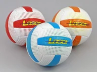 Piłki dla dzieci - ADAR Piłka siatkowa Laser biało-pomarańczowa 465107 ADAR - miniaturka - grafika 1