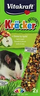 Przysmaki dla gryzoni - Vitakraft szczurów kraecker Corn i Fruit, 10er Pack (10 X 160 G) 251405 - miniaturka - grafika 1