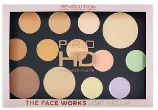 REVOLUTION Pro HD Palette The Works light medium Makeup Revolutio - Pozostałe akcesoria do makijażu - miniaturka - grafika 7