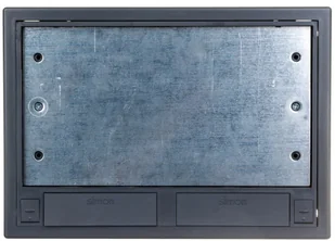 Kontakt CONNECT Puszka podłogowa 6-modułowa 12x K45 gł 93mm + 2x SM302 9 szary Simon Connect SF610/1 - Puszki elektryczne i akcesoria - miniaturka - grafika 3