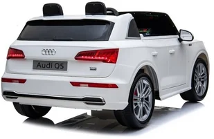 LEANToys   Pojazd na Akumulator Nowe Audi Q5 2-osobowe Białe 3732 - Pojazdy elektryczne dla dzieci - miniaturka - grafika 7