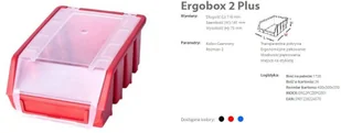 PATROL Group Ergobox plus 2 GROUP, 118 x 161 x 75 mm - Pozostałe wyposażenie warsztatu - miniaturka - grafika 6
