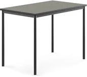 Meble do szkół i przedszkoli - AJ Produkty Stół SONITUS, 1200x800x900 mm, ciemno szare linoleum, antracyt - miniaturka - grafika 1