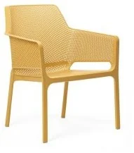 Nardi Krzesło ogrodowe Net Relax musztardowe 40327.56.000 - Pozostałe meble ogrodowe - miniaturka - grafika 3