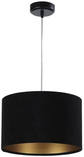 Koncept BPSKONCEPT Lampa wisząca welurowa czarny złoty tkanina pcv Gloria 30 BPS 010-009-30CM - Lampy sufitowe Koncept BPSKONCEPT Lampa wisząca welurowa czarny złoty tkanina pcv Gloria 30 BPS 010-009-30CM - Lampy sufitowe - miniaturka - grafika 1