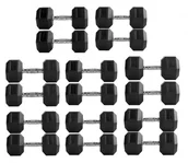 Hantle i ciężarki - THORN+FIT Zestaw hantli HEX 2 x 12,5 30 kg THORN+FIT - miniaturka - grafika 1