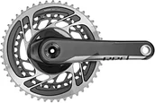 Części rowerowe - SRAM SRAM RED D1 DUB Mechanizm korbowy 48/35 zębów, black 172,5mm 2021 Korby 2283510204 - miniaturka - grafika 1