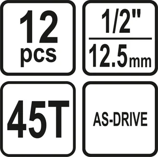 Sthor KOMPLET NASADEK Z AKCESORIAMI 1/2" , 12CZ / 58633 / NOWOŚĆ 58633 - Pozostałe narzędzia ogrodowe - miniaturka - grafika 5