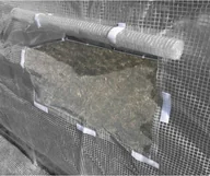 Agrowłókniny - 4iQ Pokrycie do tunelu szklarniowego 4iQ 2x4,5m Szare - miniaturka - grafika 1