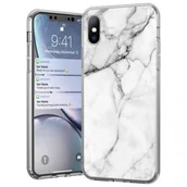 Etui i futerały do telefonów - Wozinsky Marble Etui do Xiaomi Mi 10 Lite Białe wozinsky_20200824111555 - miniaturka - grafika 1