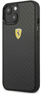 Ferrari FEHCP13SFCABK iPhone 13 mini 5,4" czarny/black hardcase On Track Real Carbon hurtel-79798-0 - Etui i futerały do telefonów - miniaturka - grafika 2