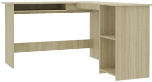 vidaXL vidaXL Biurko narożne, dąb sonoma, 120x140x75 cm, płyta wiórowa - Biurka - miniaturka - grafika 2