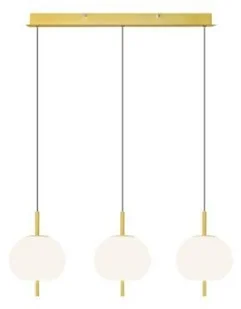 Altavola Design Apple lampa wisząca 3x7,2W LED złoty/biały LA058/CL3 - Lampy sufitowe - miniaturka - grafika 2