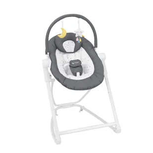 Badabulle B012009 pudełko łazienkowe z regulacją wysokości łóżeczka Compact'up, szare - Leżaczki i huśtawki - miniaturka - grafika 2