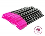 Pędzle do makijażu - Clavier CLAVIER SZCZOTECZKA DO RZĘS  SILIKONOWA 50 SZTUK - miniaturka - grafika 1