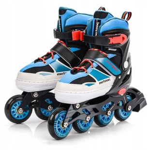 Łyżworolki Regulowane Rolki 30-33 koła kauczukowe - Rolki - miniaturka - grafika 7