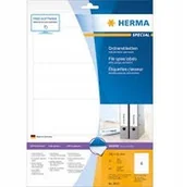Papier do drukarek - Herma PA5788 Etykiety Na Segregator 192X61MM A4 - miniaturka - grafika 1