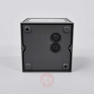 LAMPENWELT.COM Merjem - kinkiet zewnętrzny LED, ciemnoszary - Lampy ogrodowe - miniaturka - grafika 5