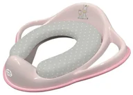 Nocniki - Maltex Nakładka na sedes miękka z gumkami antypoślizgowymi ZEBRA RÓŻ - miniaturka - grafika 1