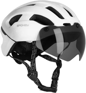 Spokey Kask rowerowy z oświetleniem 55-58 cm Spokey POINTER SPEED - Kaski rowerowe - miniaturka - grafika 4