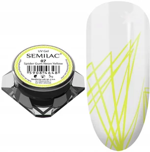 Semilac Żel Do Zdobień Spider Gum 07 Neon Yellow - Żele do paznokci - miniaturka - grafika 2