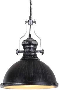 Lumina Deco Deco LAMPA WISZĄCA INDUSTRIALNA DUŻA STARE SREBRO ELIGIO W1 LDP 6863-1 (O.SL) - Lampy sufitowe - miniaturka - grafika 2