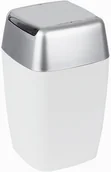 Kosze na śmieci - Spirella Kosz na odpady RETRO biały - miniaturka - grafika 1