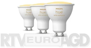 Philips Philips Hue White Ambiance GU10 Spotlight - 3-Pack 929001953312 - Systemy inteligentnych domów - miniaturka - grafika 2